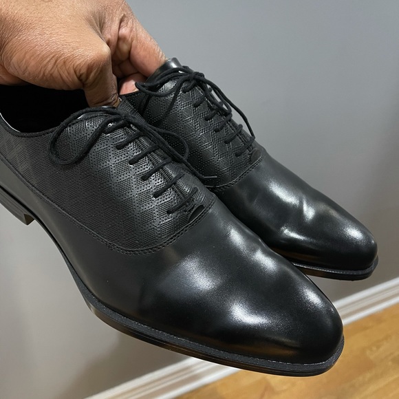 Stylish Black Zara Dress Shoes Sz 11 (44) - Picture 12 of 13